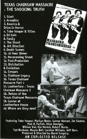 The back of the DVD insert card.