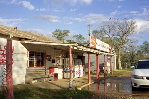 Brandon Cullum at the infamous TCM BBQ Shack/Gas Station.
