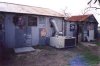 The back of the gas station.