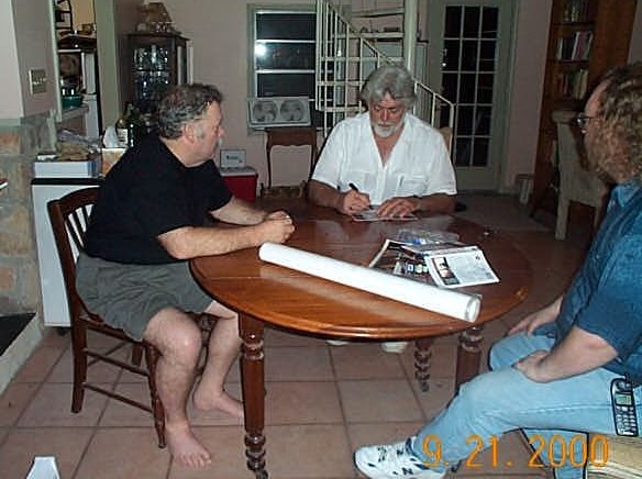 Gunnar Hansen and myself at Paul Partain's house.