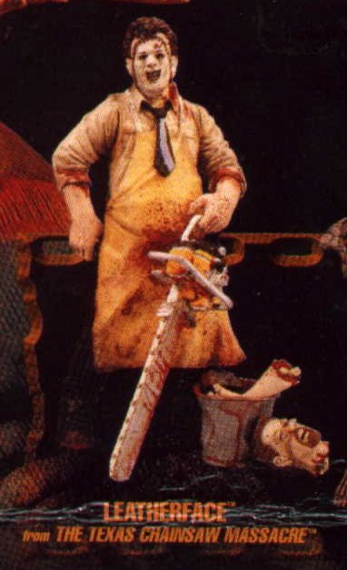 Leatherface Figurine with accessories.