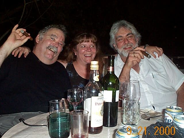 Paul Partain, Cheri and Gunnar Hansen.