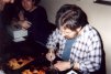 Tobe signing my poster.