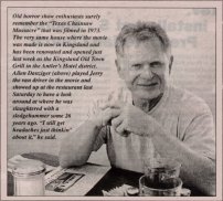 Allen Danziger, at the Kingsland Old Town Grill on August 7th, 1999.